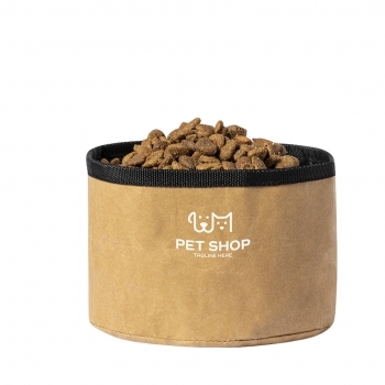 Bowl plegable 1,3L papel reciclado laminado poliéster RPET sostenible