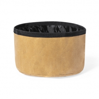 Bowl plegable 1,3L papel reciclado laminado poliéster RPET sostenible
