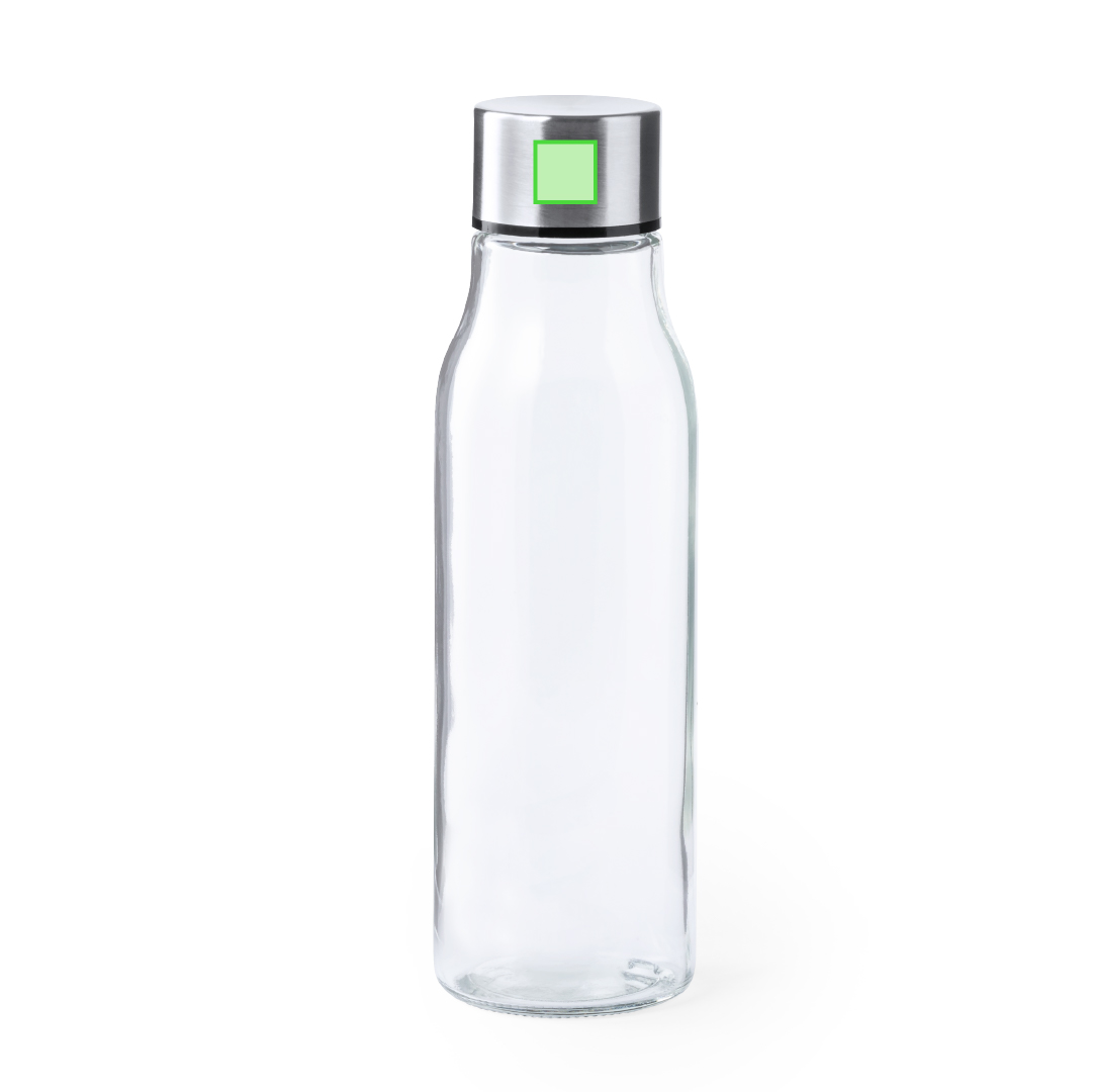 Botella premium de cristal borosilicato resistente al calor 550 ml