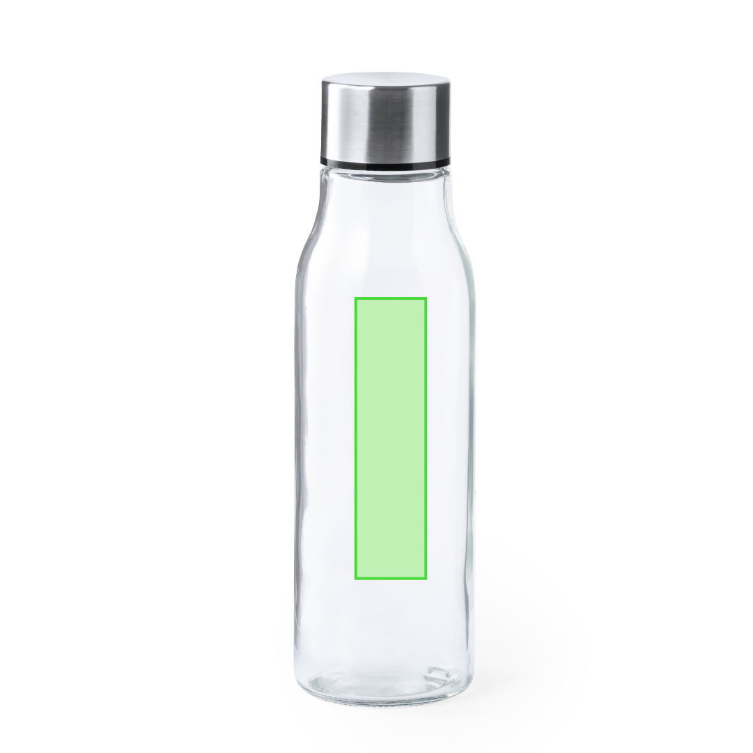 Botella premium de cristal borosilicato resistente al calor 550 ml