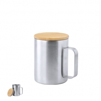 Taza de acero inoxidable estándar 350 ml