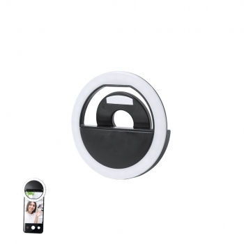 Aro de luz selfie para smartphone con 28 LEDs