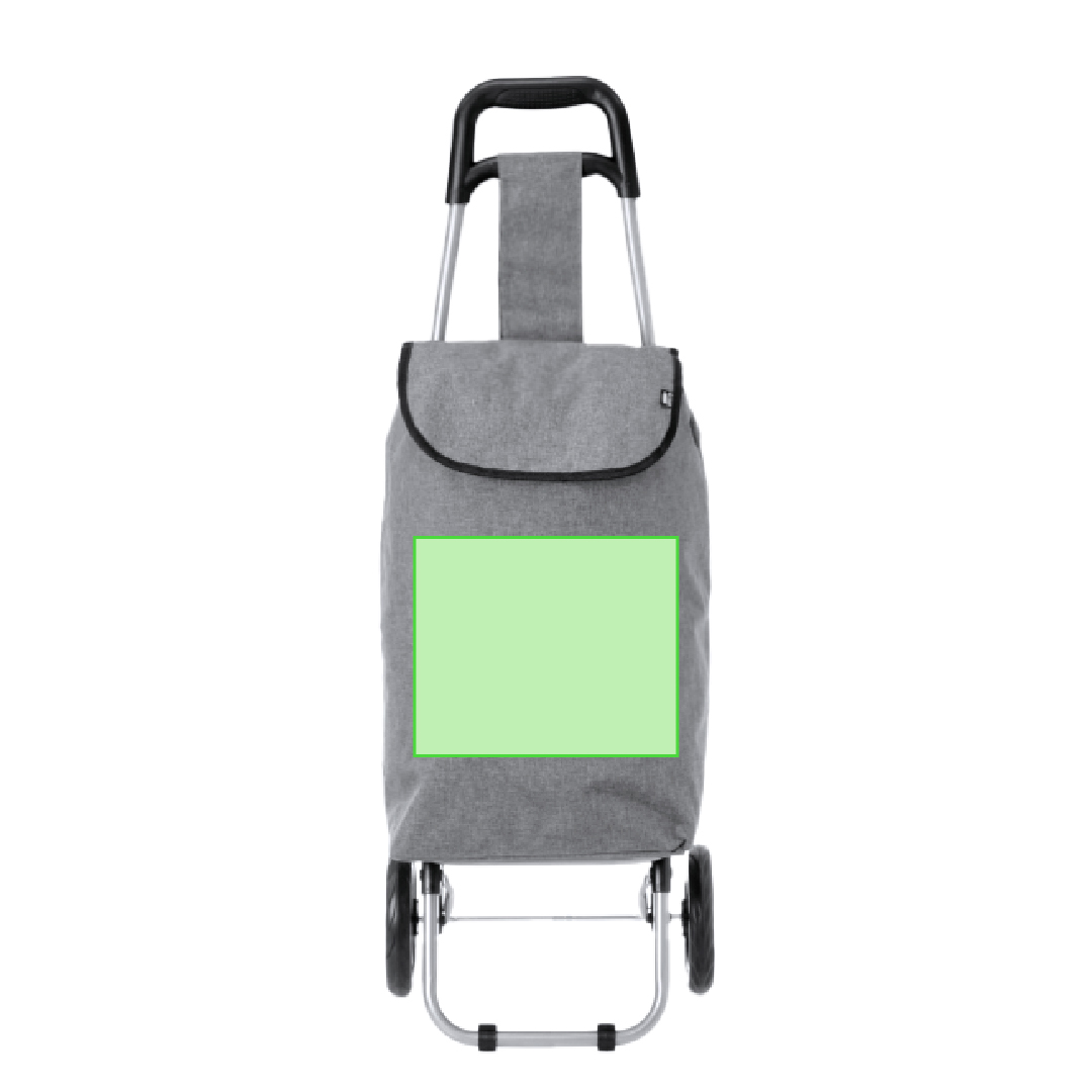 Carro de la compra plegable de RPET 30×52 cm reciclado