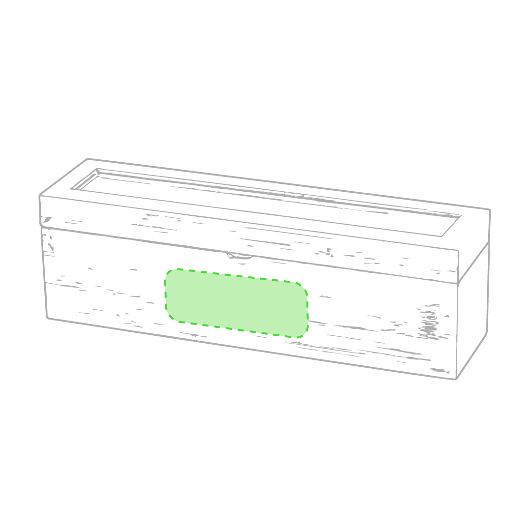 Caja organizadora de té de bambú 4 compartimentos