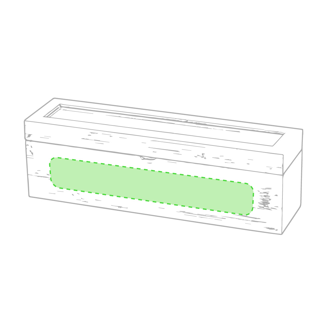 Caja organizadora de té de bambú 4 compartimentos