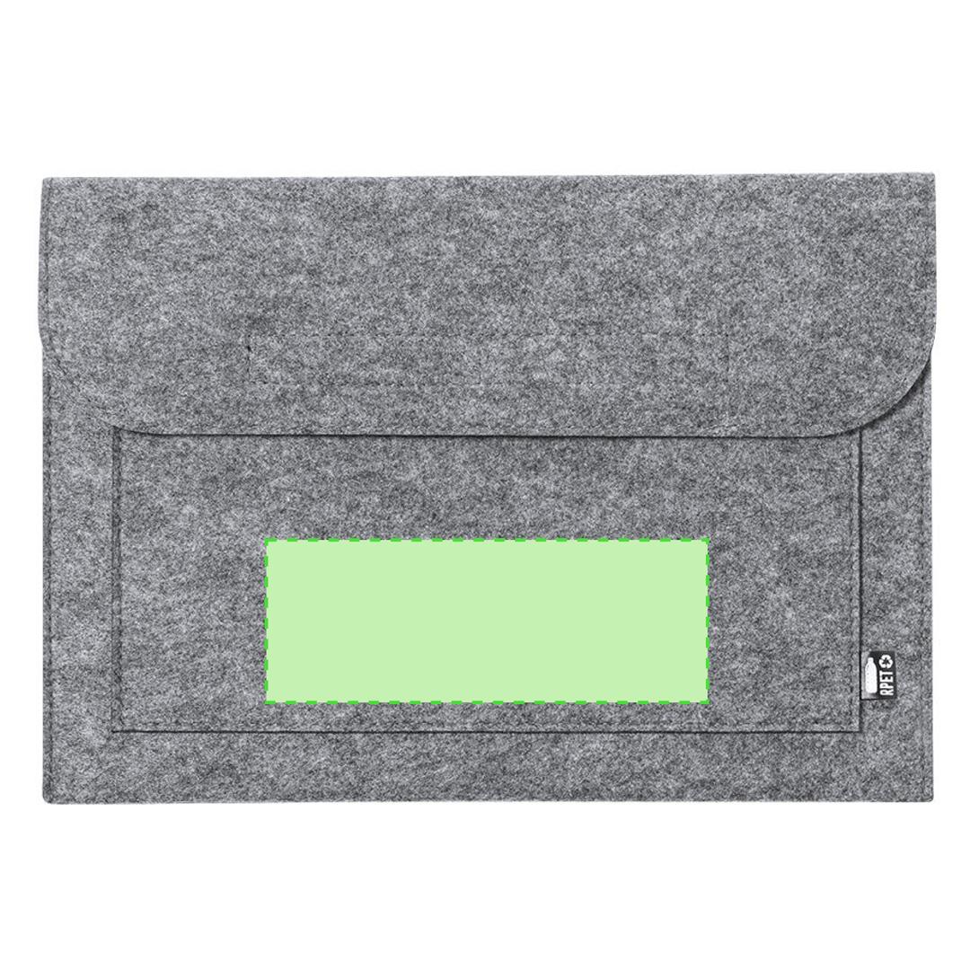 Funda minimalista para portátil de fieltro RPET reciclado