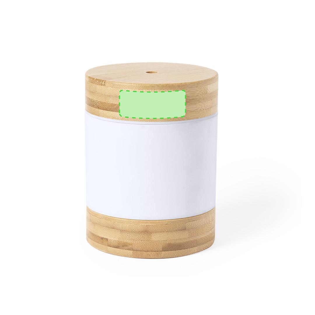 Humidificador con difusor aromático de bambú y policarbonato 250 ml