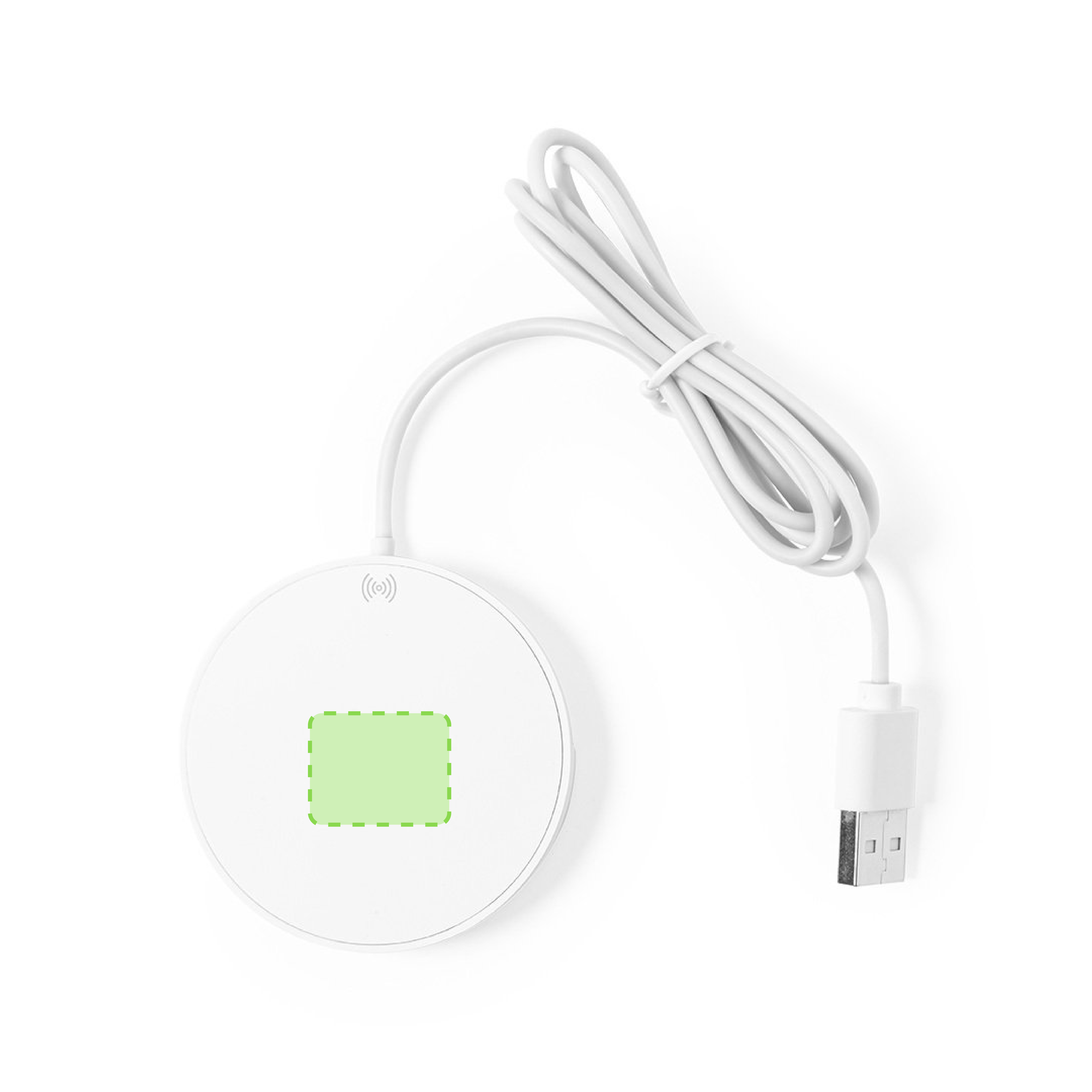 Cargador inalámbrico de abs reciclado 10W magnético