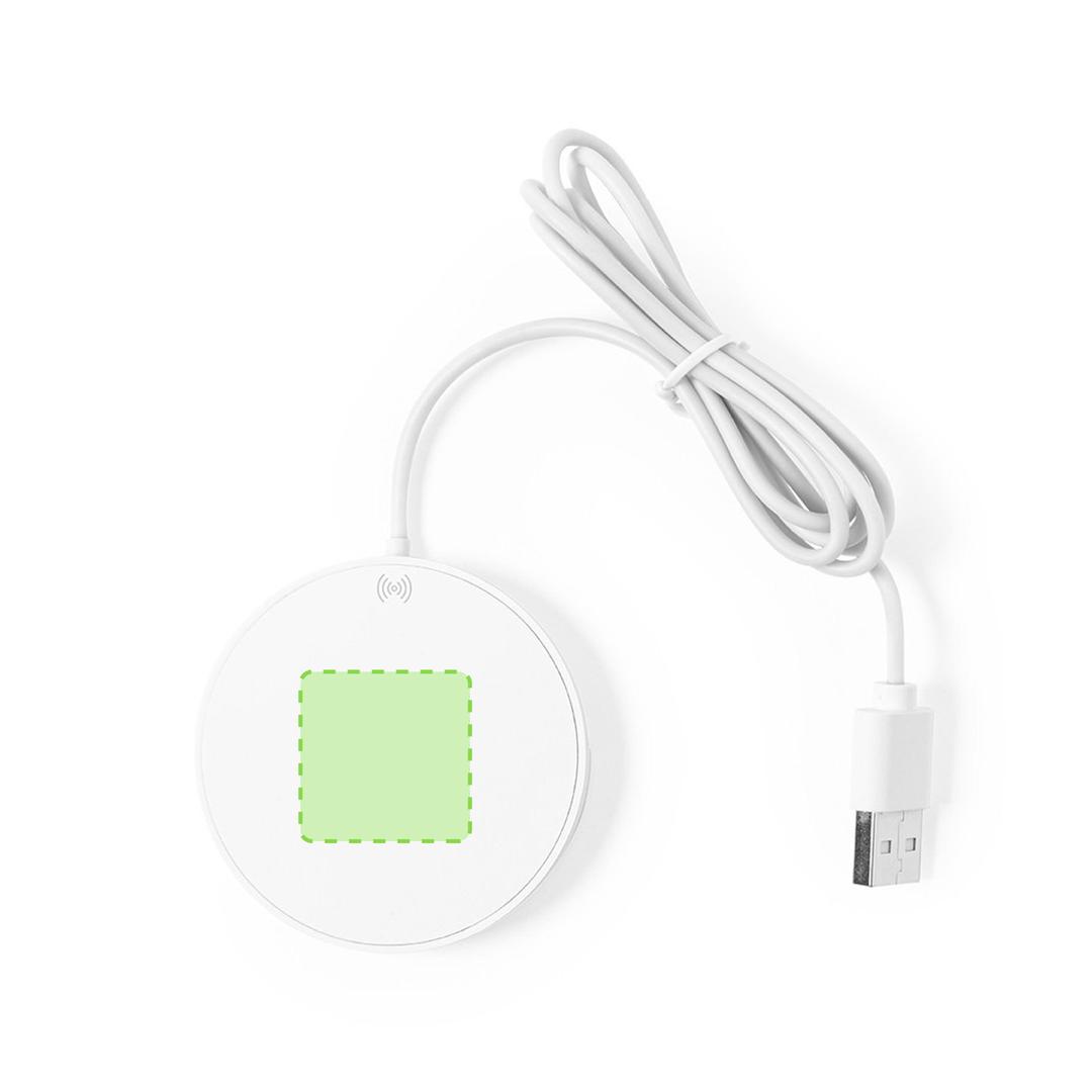 Cargador inalámbrico de abs reciclado 10W magnético