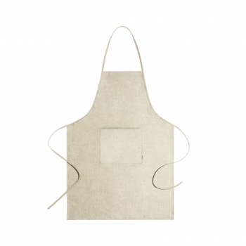 Delantal de cocina de cáñamo 100% natural