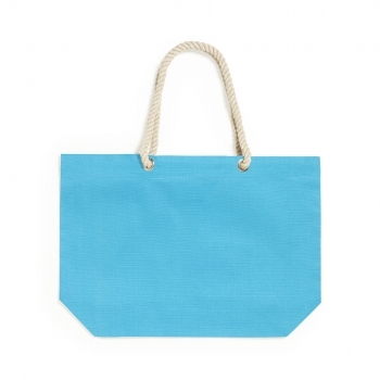 Bolsa de algodón 220 g/m² asas largas tote robusto 38×42 cm