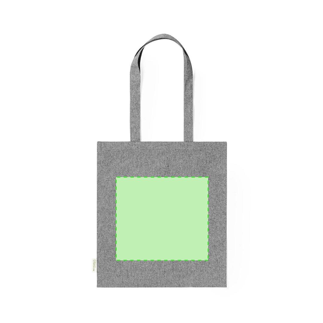 Bolsa de algodón reciclado 140 g/m² con certificación GRS