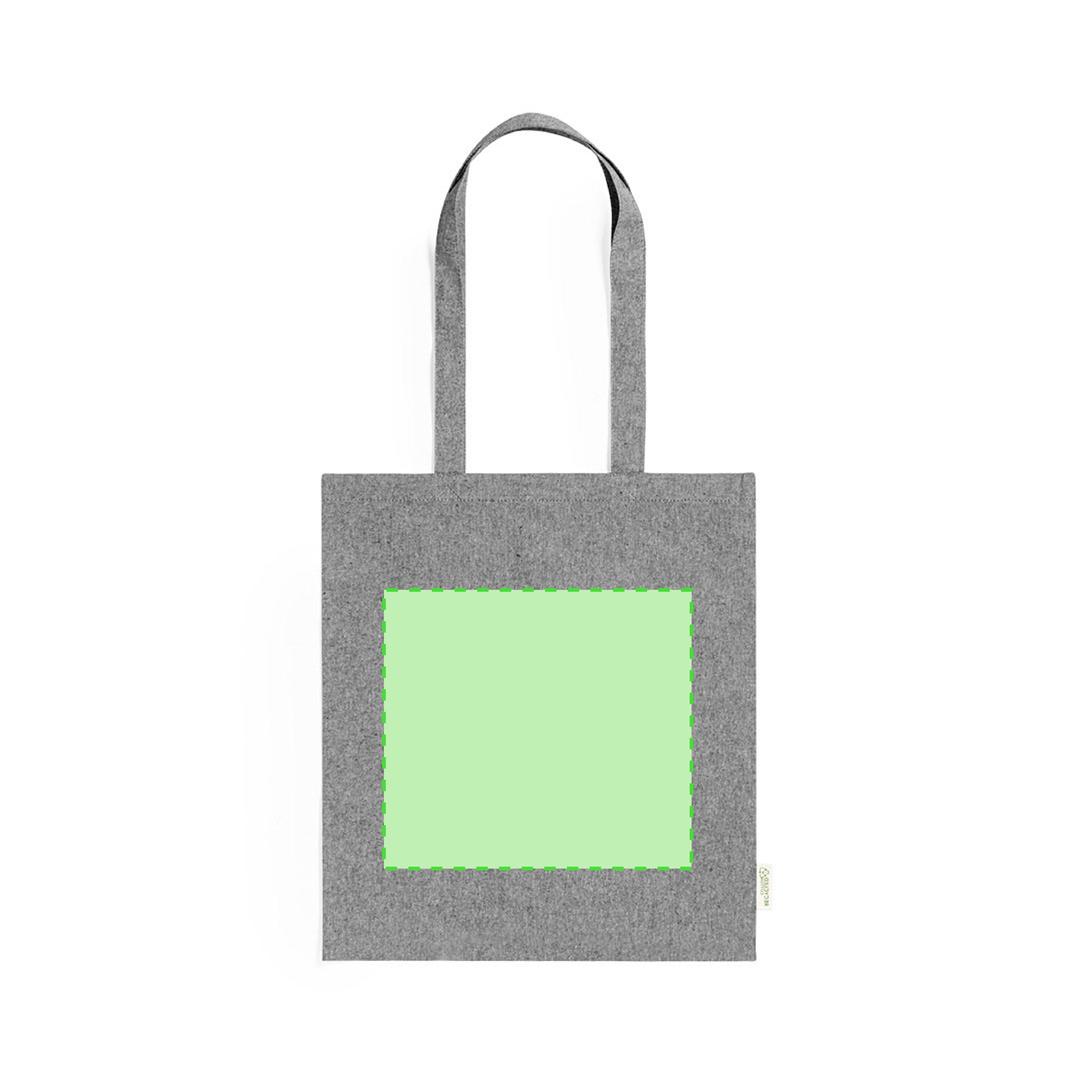 Bolsa de algodón reciclado 140 g/m² con certificación GRS