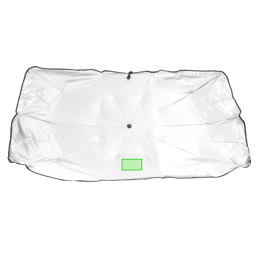 Parasol parabrisas poliéster protección UV funda almacenamiento transporte