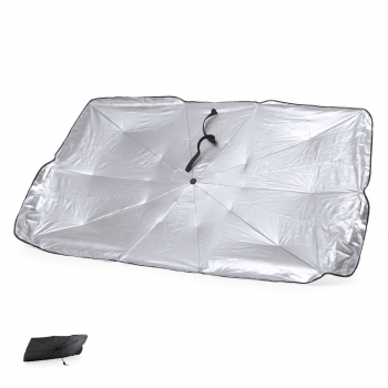 Parasol parabrisas poliéster protección UV funda almacenamiento transporte