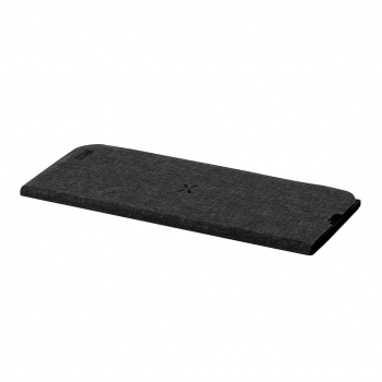 Alfombrilla cargador inalámbrico de 10W en RPET y antelina premium