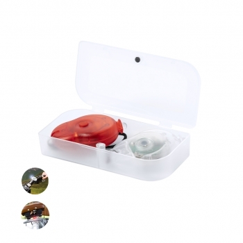 Set de luces de seguridad para bici en estuche