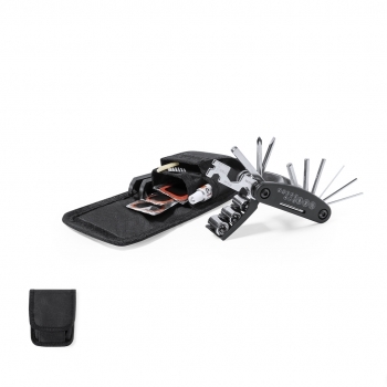 Kit de reparación para bici de poliéster 600D en estuche