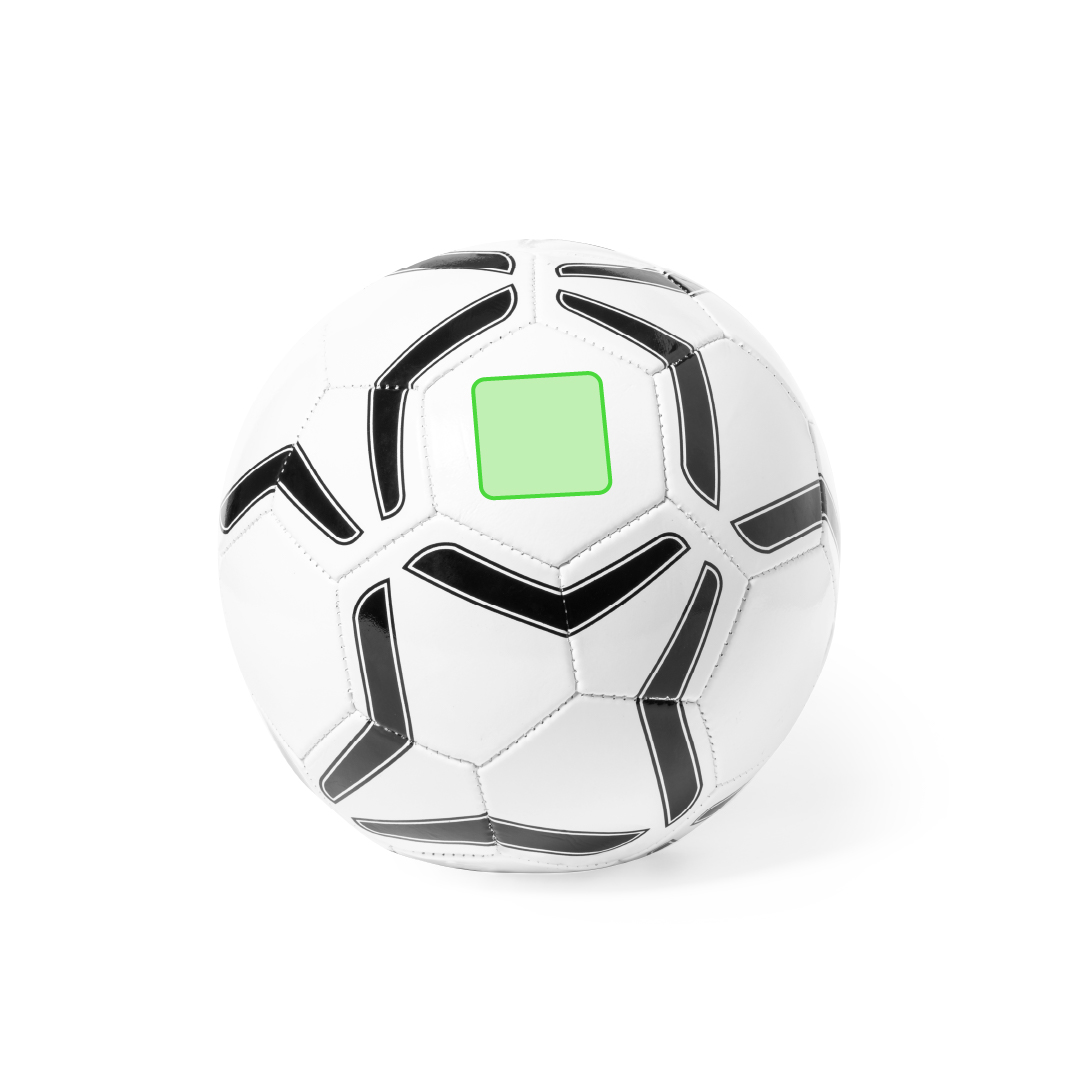 Balón de polipiel talla 5 bicolor con bolsa