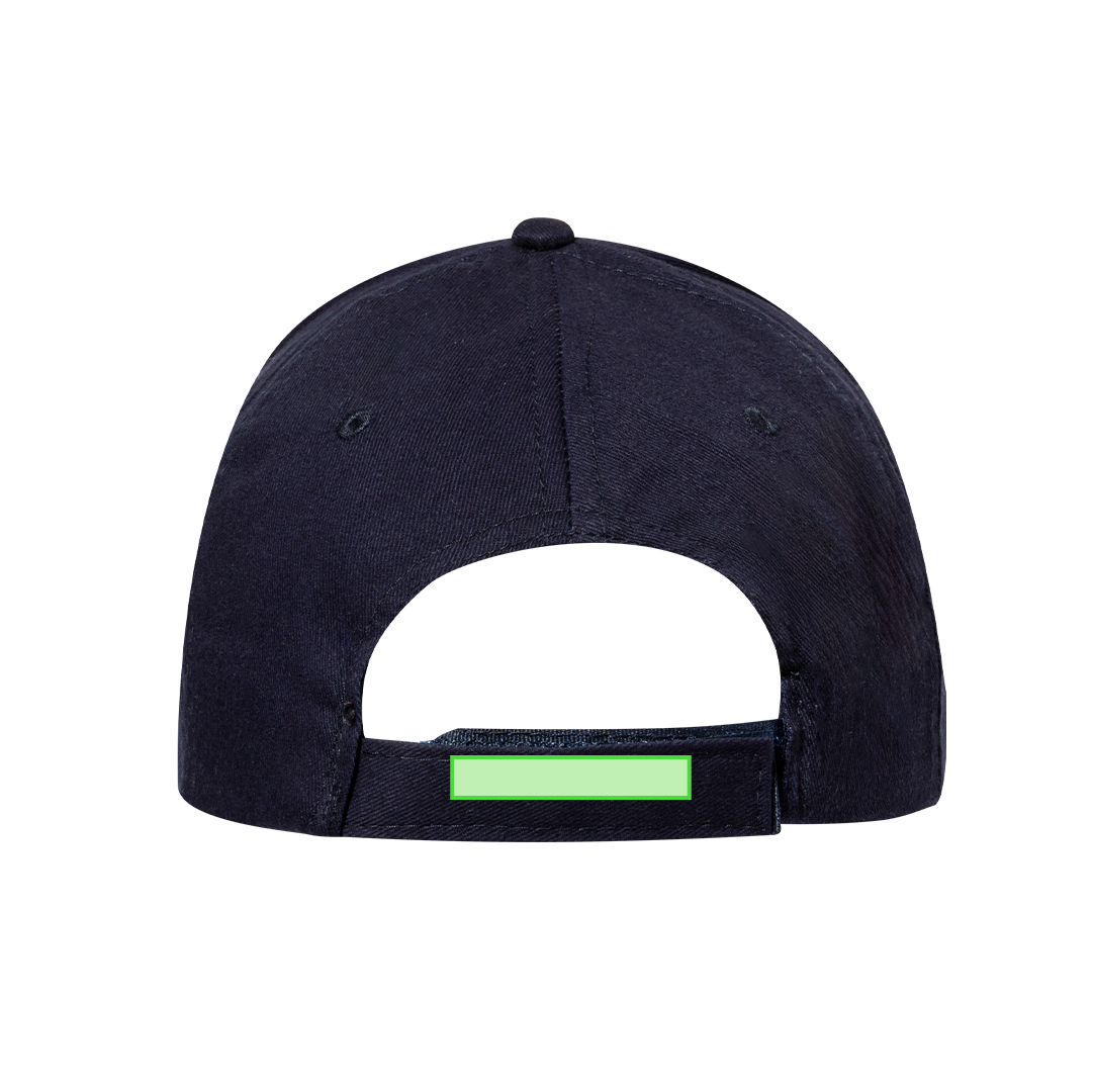 Gorra Desthin diseño España — 100% algodón peinado 5 paneles con cierre ajustable de velcro