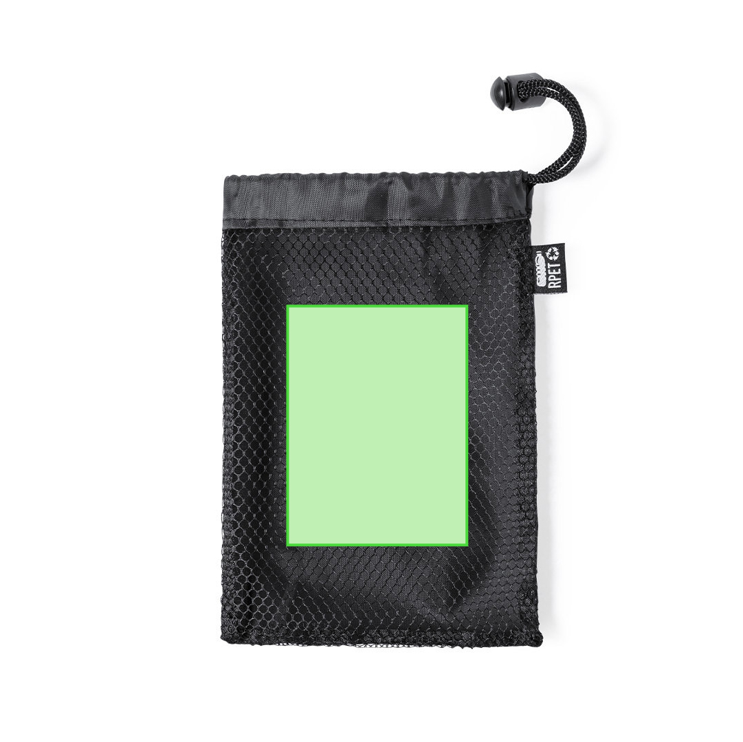 Toalla absorbente de poliéster reciclado RPET talla 5 con funda compacto