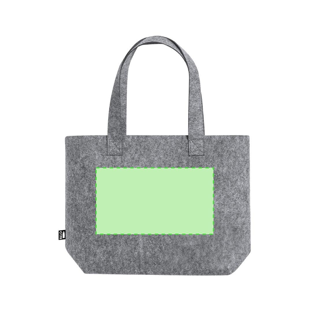 Bolsa de RPET con asas largas 42×31 cm sin fuelle