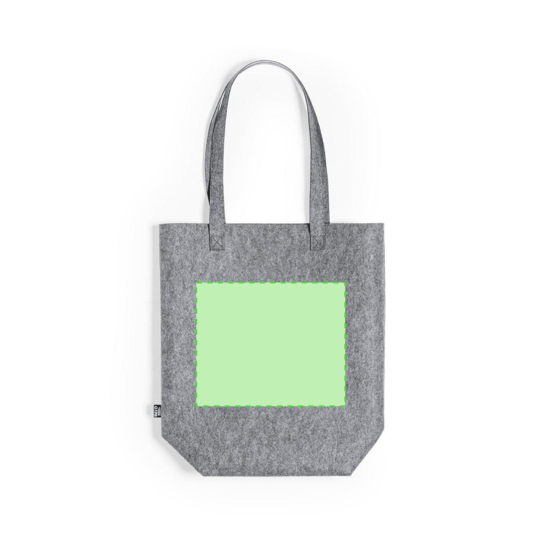 Bolsa de RPET con asas largas formato cuadrado 40×42 cm