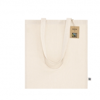 Bolsa de algodón 180 g/m² con certificación Fairtrade Comercio Justo
