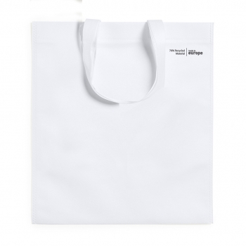 Bolsa de material mixto asas cortas 38×42 cm tote de mano
