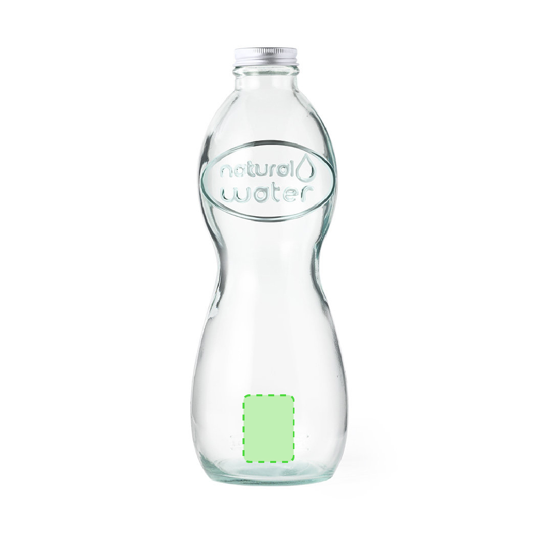 Botella de cocina de vidrio reciclado 1 litro