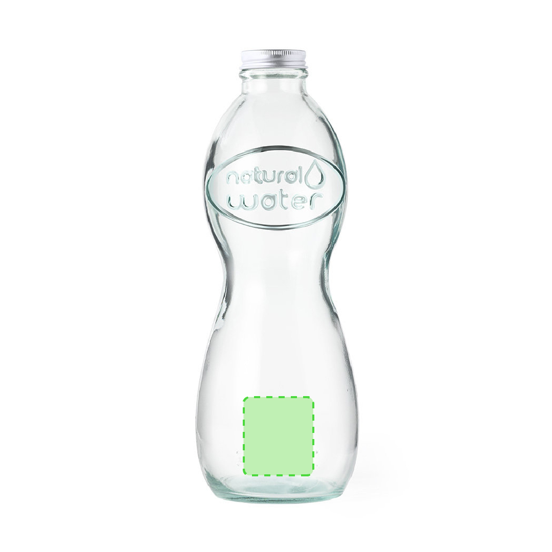 Botella de cocina de vidrio reciclado 1 litro