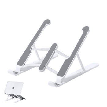 Soporte plegable de altura ajustable con estuche de antelina