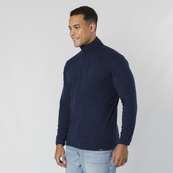 Forro polar Mesiox adulto RPET — micropolar RPET 155 g/m² anti-pilling, cuello con cremallera y cintura elástica, distintivo eco, tallas S-XXL
