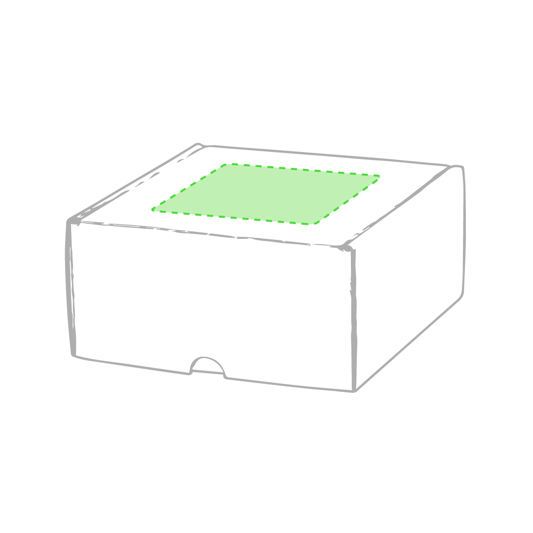 Caja de presentación S en cartón corrugado FSC kraft — 16x15x8,5 cm, tamaño pequeño de la gama kraft