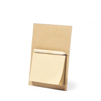 Imán decorativo para nevera de papel reciclado con bloc de notas 40 hojas