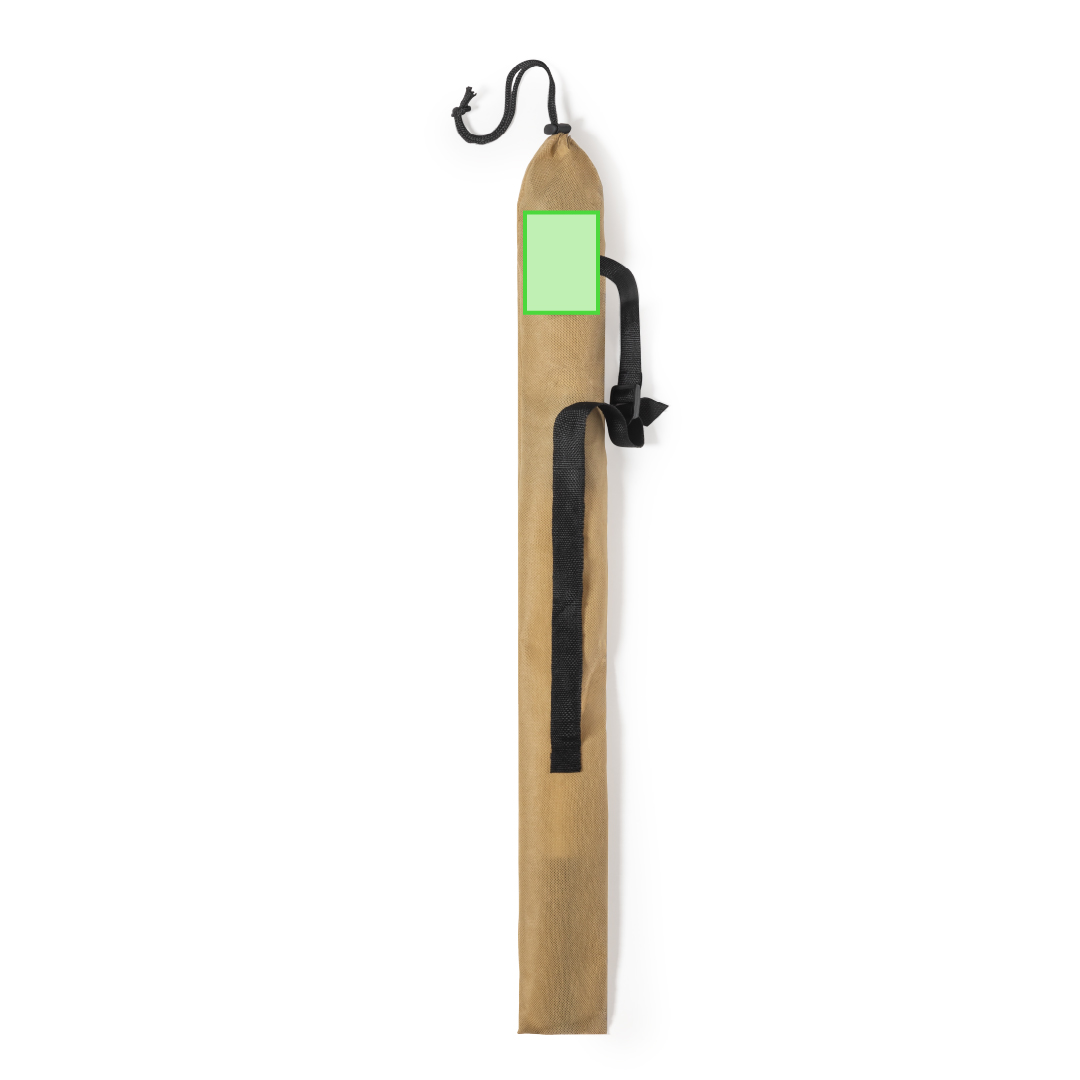 Bastón de aluminio con empuñadura de corcho plegable antishock