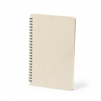 Libreta de caña de trigo y polipropileno con 80 hojas