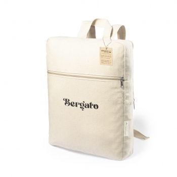 Mochila de algodón orgánico 280 g/m² con distintivo organic certificado