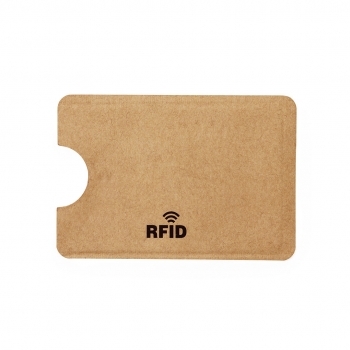 Tarjetero ultrafino de papel reciclado y aluminio con protección RFID 2 g