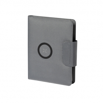 Bloc multifunción de RPET con cargador 10W y batería externa 5000 mAh