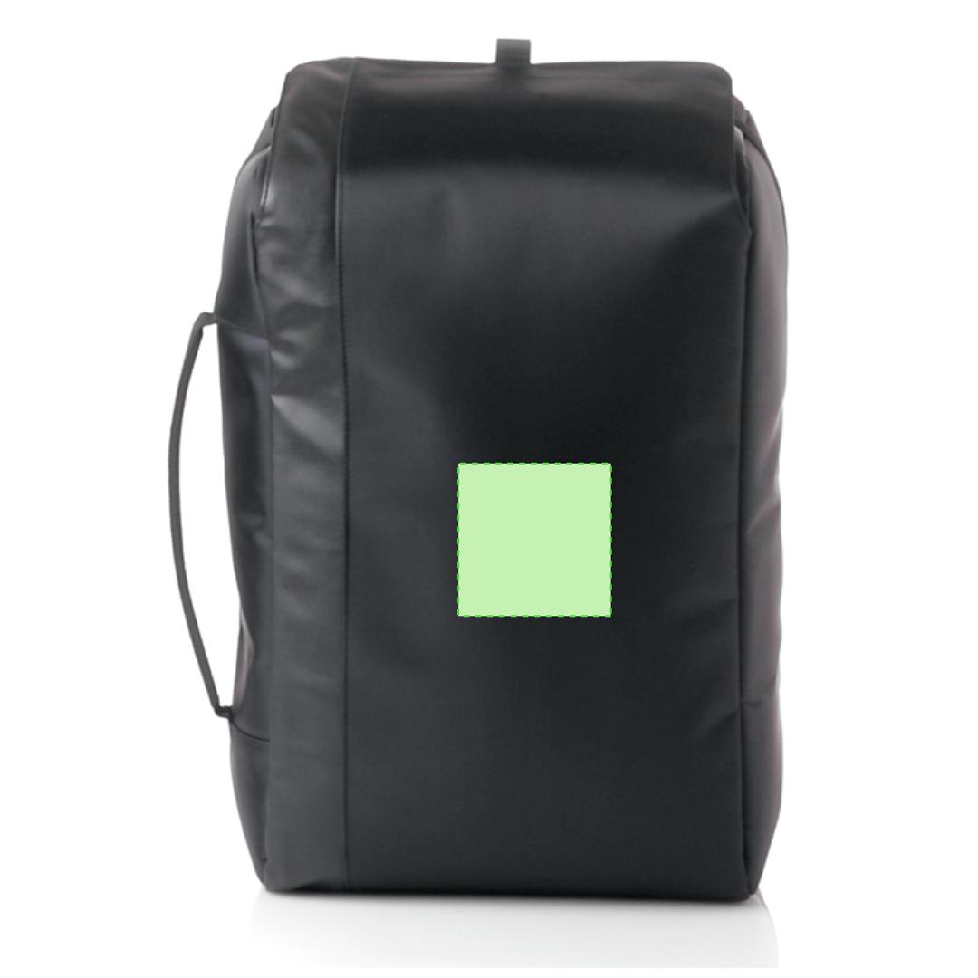 Mochila portadocumentos de poliéster 300D con solapa frontal, portátil 17