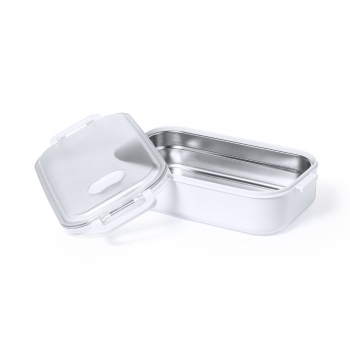 Fiambrera térmica de PP con bandeja interior de acero inox 500 ml — conserva el calor horas