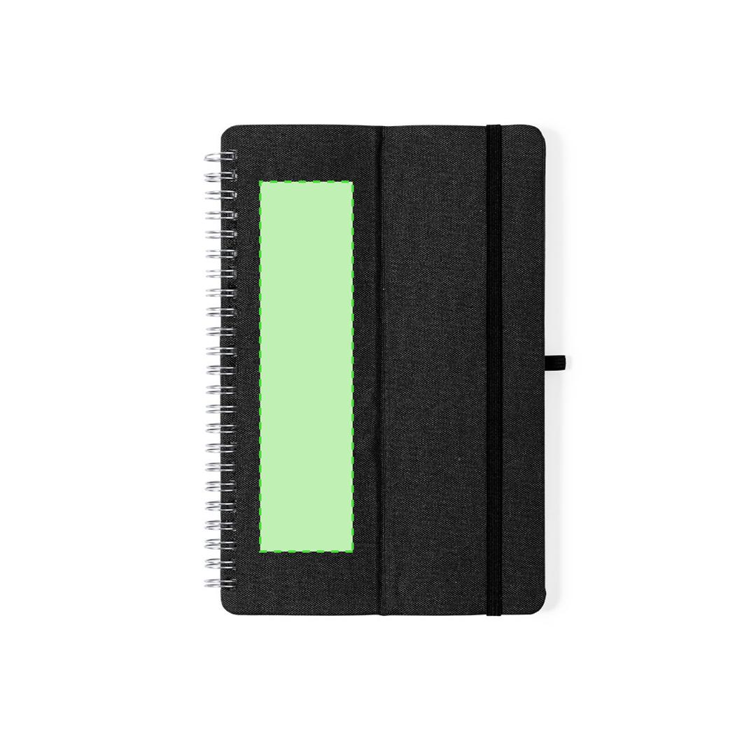 Libreta soporte combinada de RPET y caña de trigo con 70 hojas