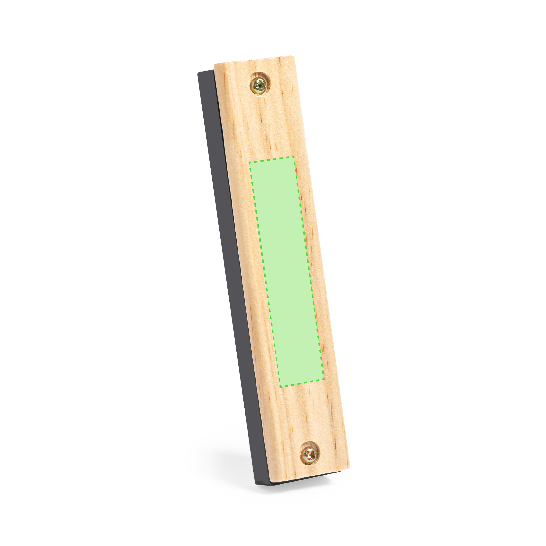 Armónica con tapas de madera natural pino con funda non-woven cordones