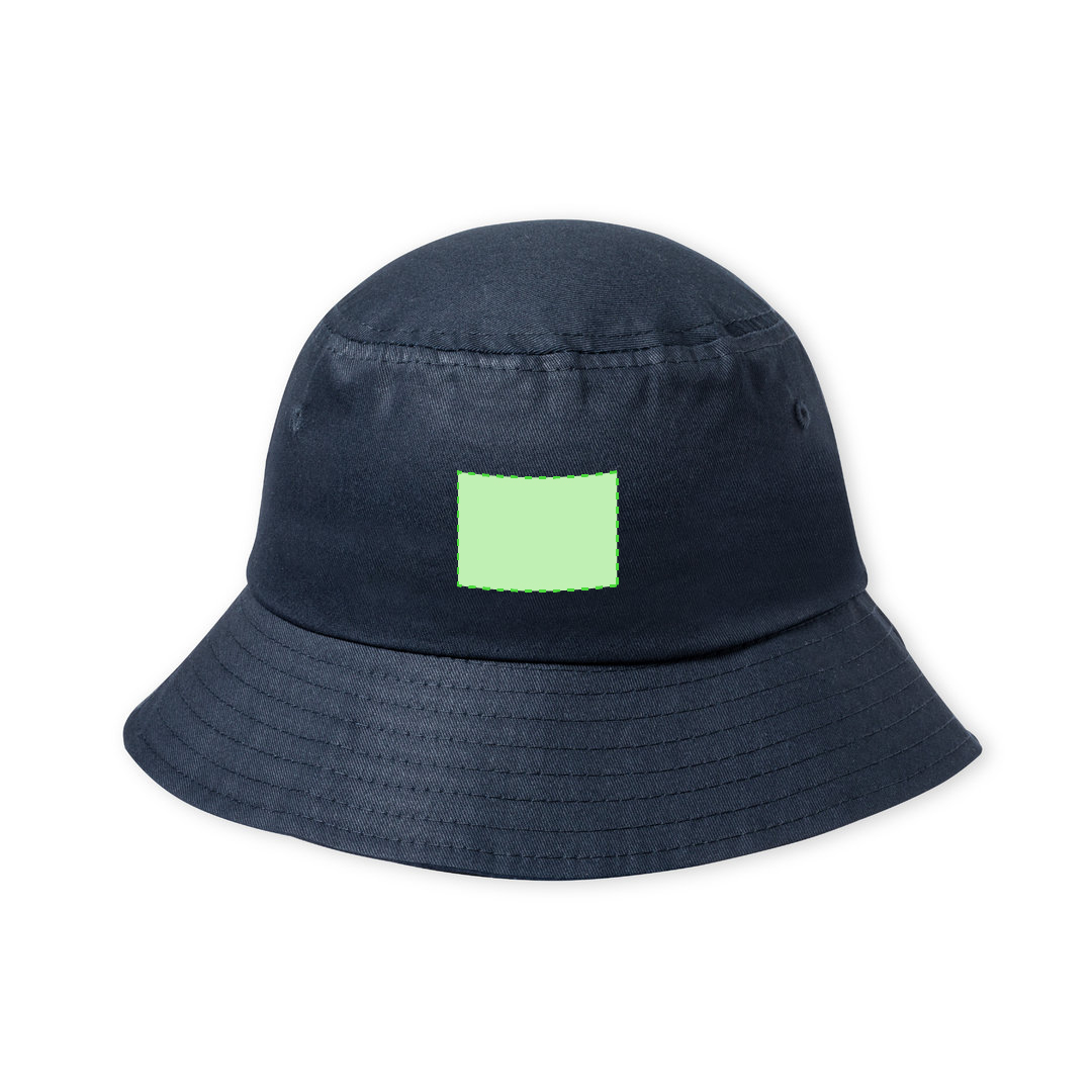 Gorro bob de algodón 100% reciclado con certificación GRS y orificios de ventilación