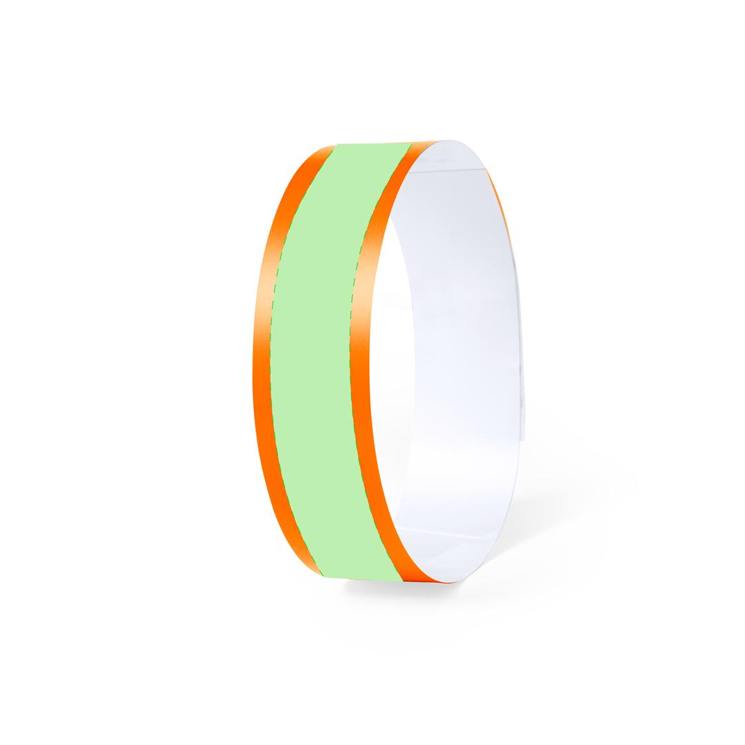 Pulsera para eventos en fibra sintética irrompible con cierre adhesivo de seguridad — en extensa gama de colores