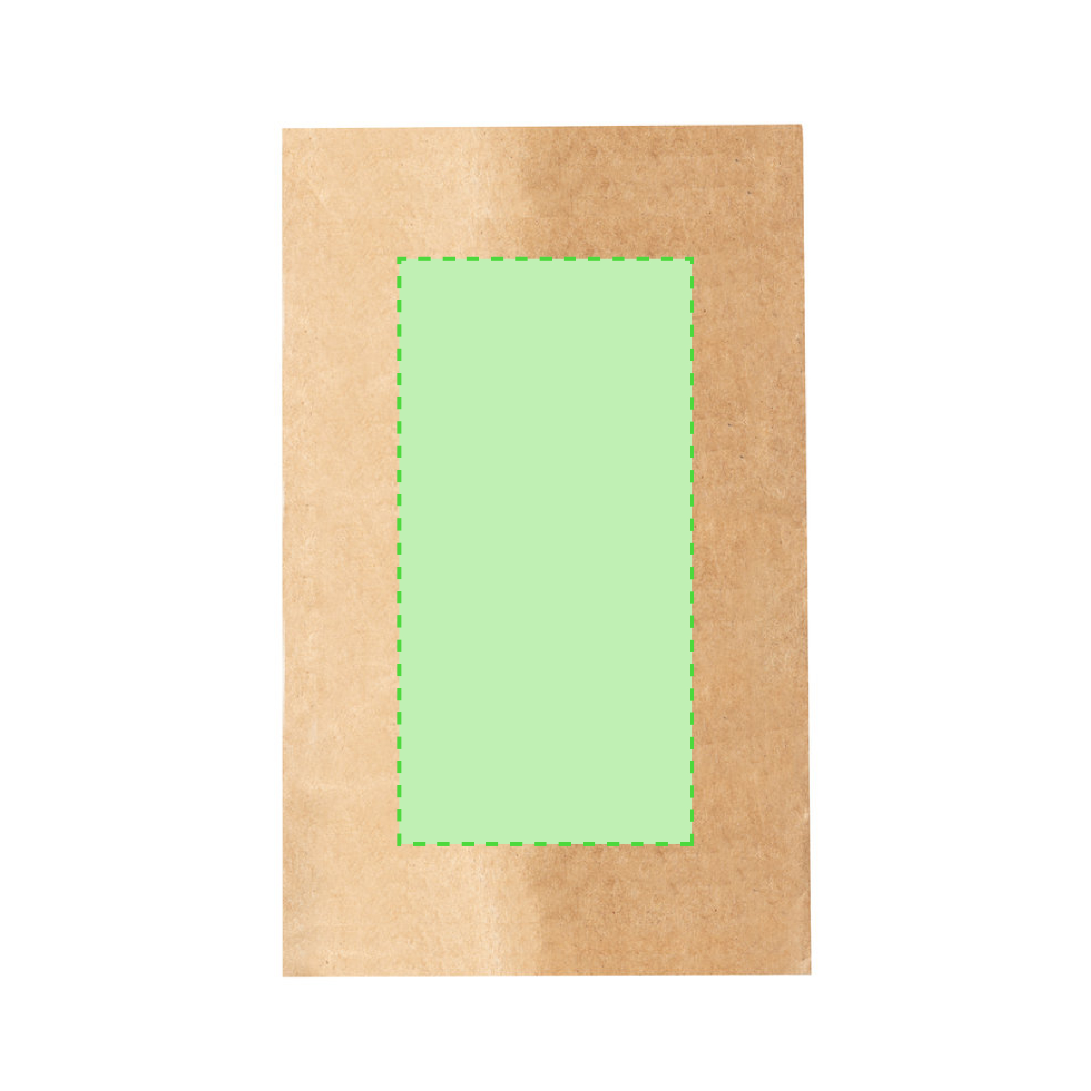 Bolsa de presentación de papel reciclado kraft — 9x14,5 cm, la más pequeña y asequible del catálogo
