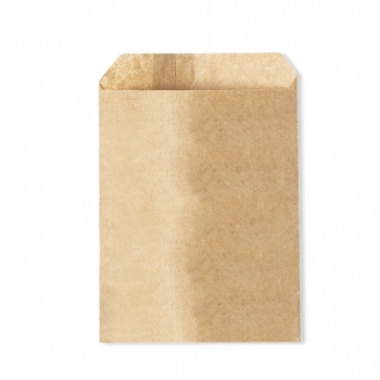 Bolsa de presentación de papel reciclado kraft — 25x32 cm, la más grande del catálogo de bolsas de papel