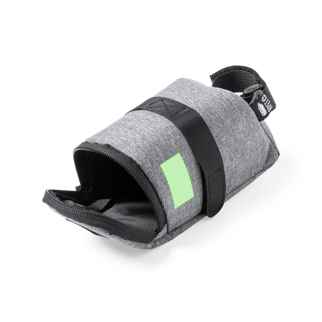 Bolsa para bici de poliéster reciclado 600D con cremallera