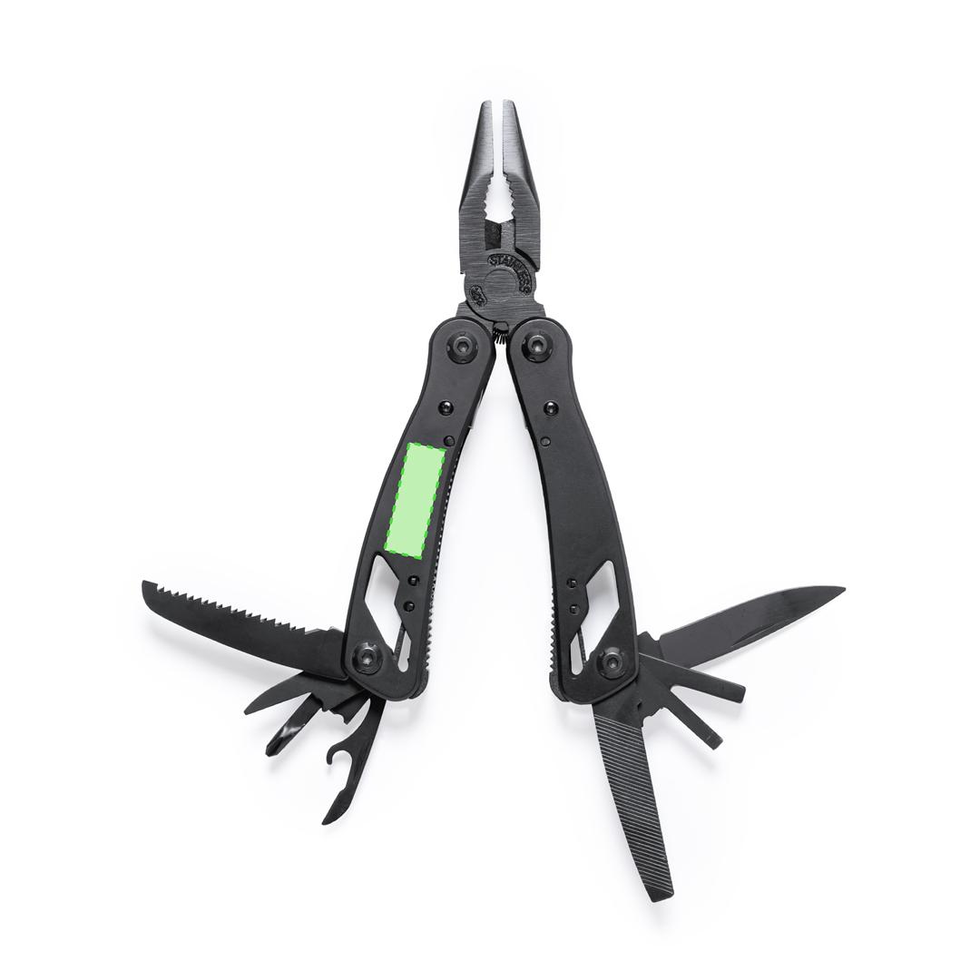 Multiherramienta de acero inoxidable plegable 13 funciones